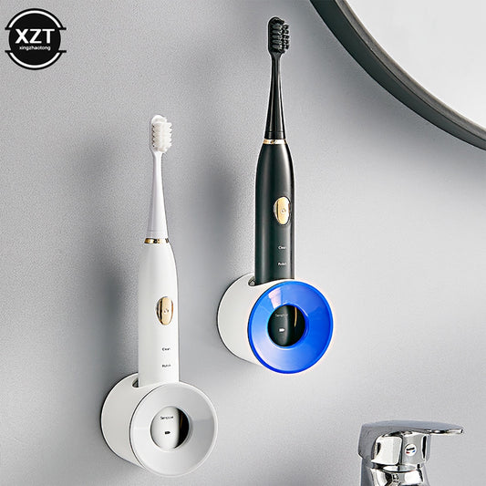 1pc Electric Toothbrush Holder Wall-Mounted Dustproof Toothbrush Holder